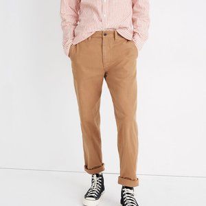 Madewell Relaxed Straight Camel Pants